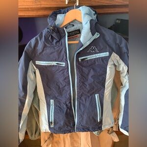 Kappa Women's Blue and White Jacket